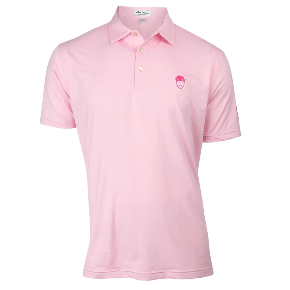 PETER MILLAR X PINK WHITNEY SOLID PERFORMANCE POLO